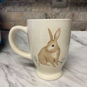 Large Cream Rabbit Mug
